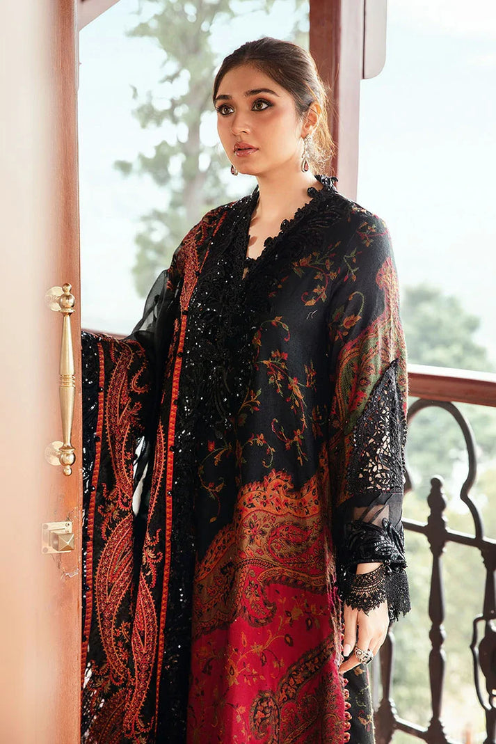 3PC LAWN PRINTED SHIRT WITH VOILE PRINTED DUAPTTA - 4017